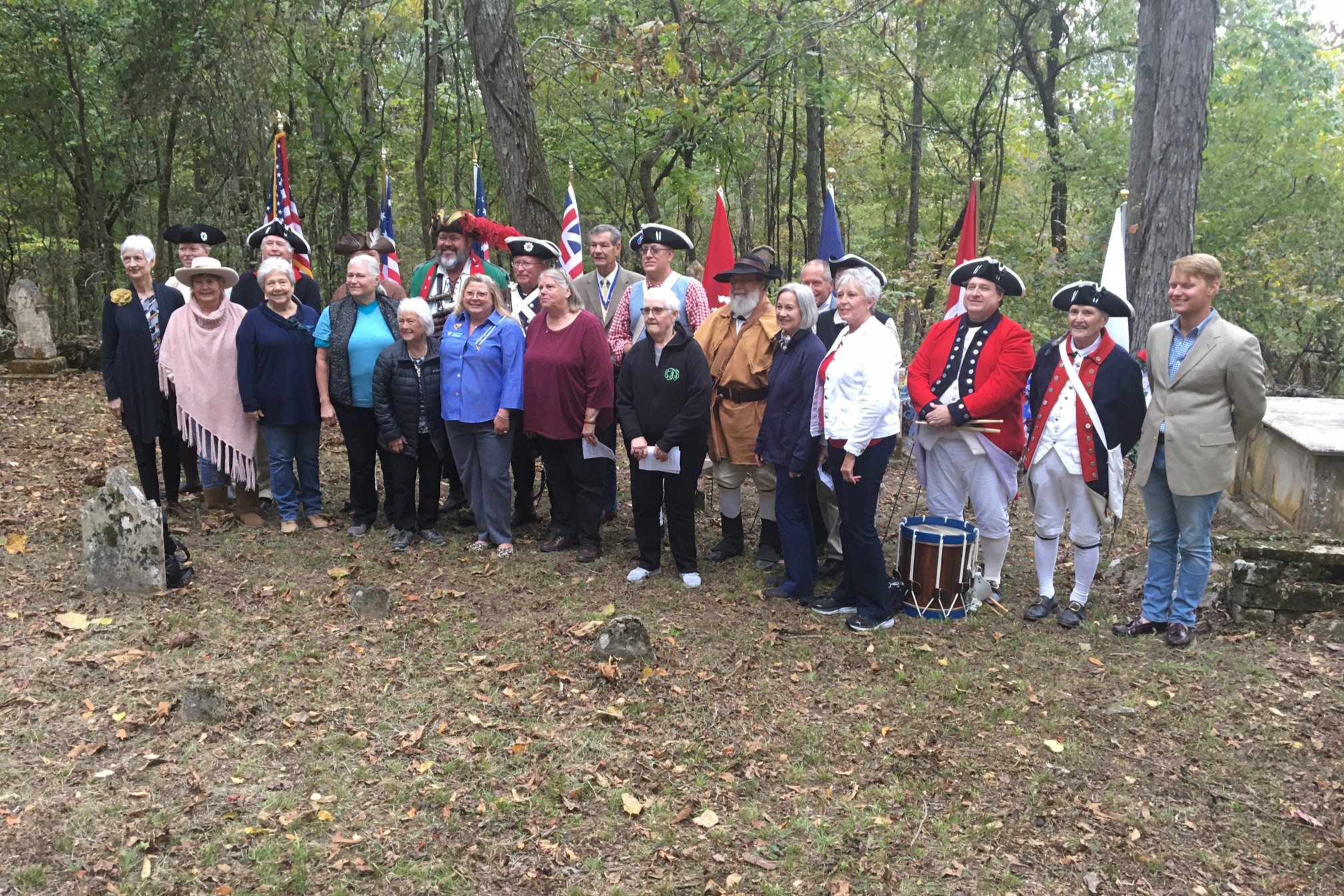 Joseph Brittain Grave Marking Dedication The Marshall County Post